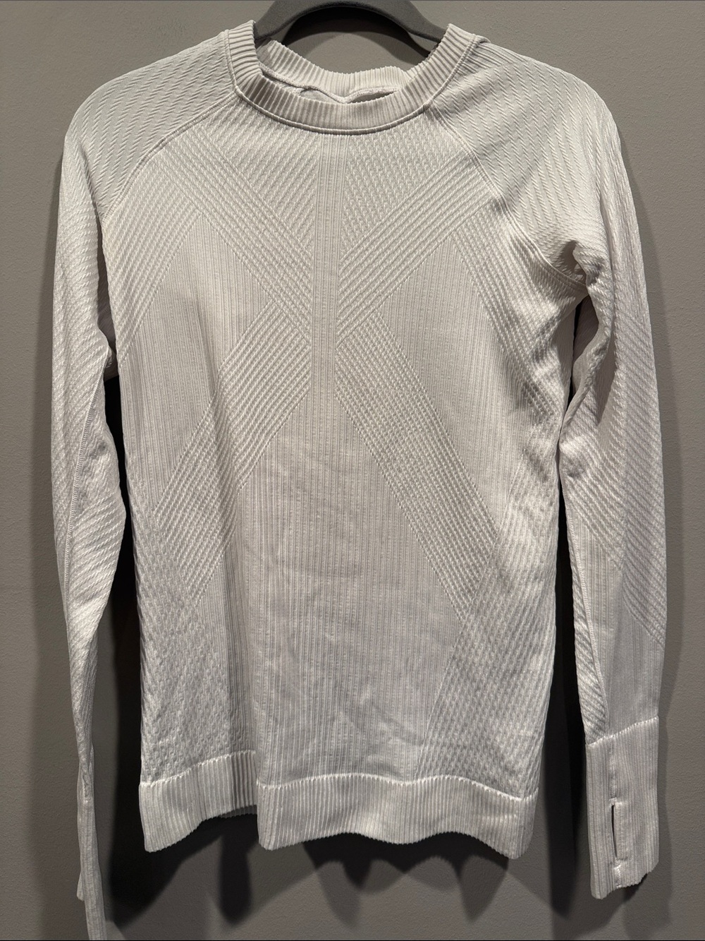 Lululemon Rest Less Pullover Knit Long Sleeve Cream - No Size Dot)